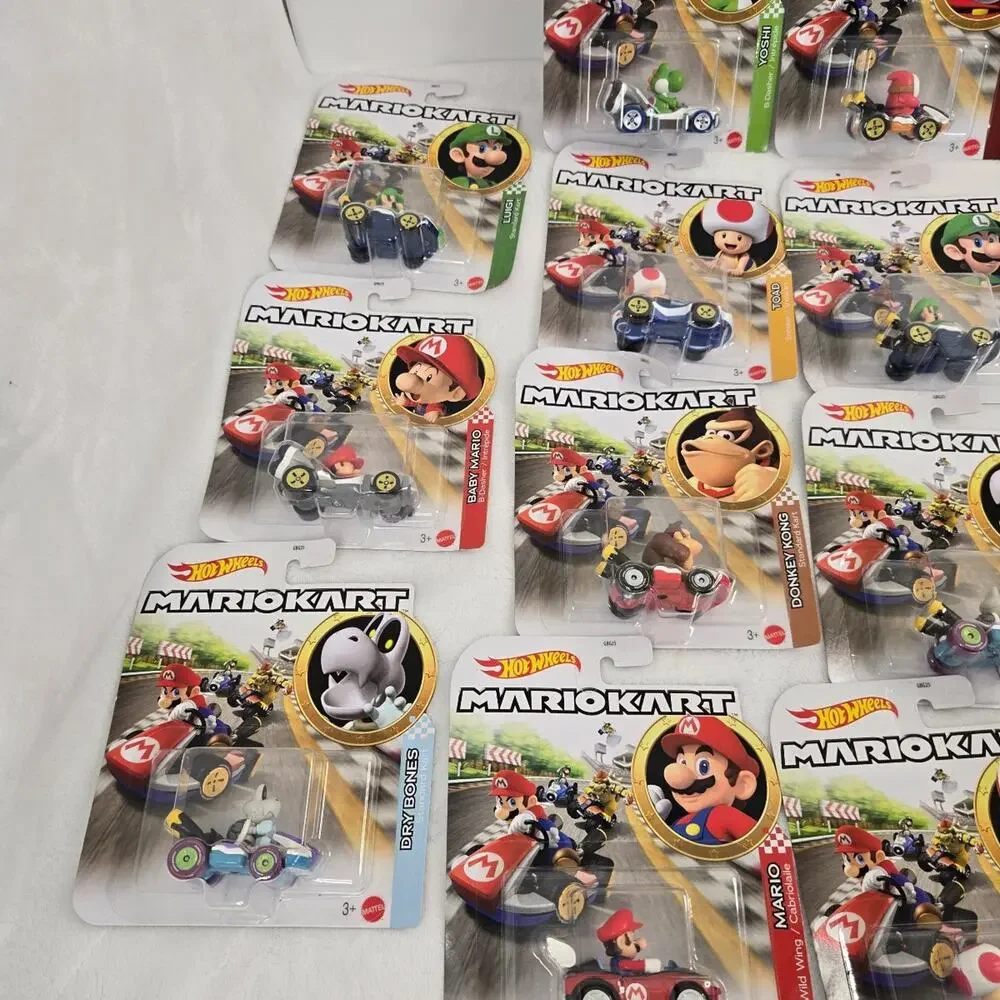 NIB 2026 Hot Wheels Mario Kart Complete Set of 15 Die-Cast Cars